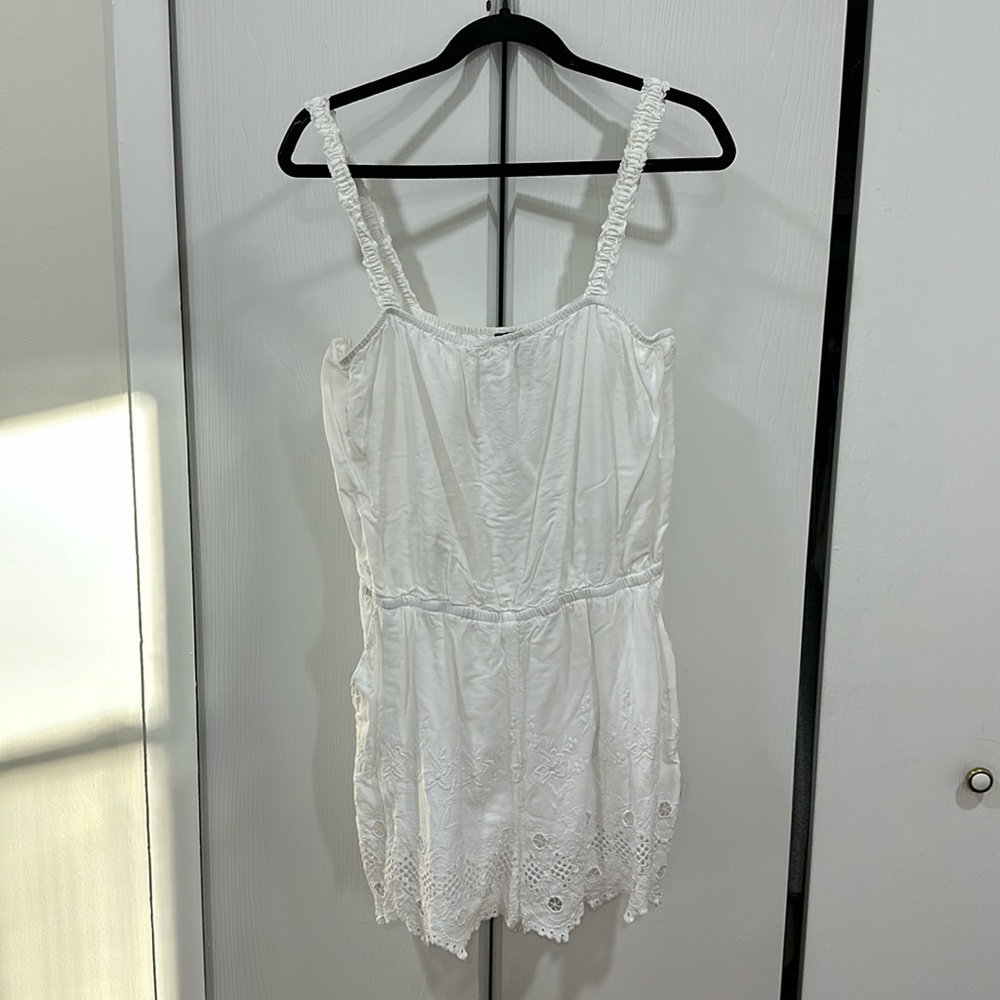 Express embroidered romper